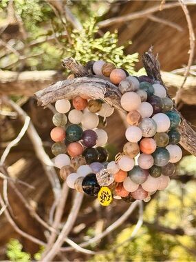 Harmony Within ✨One-of-a-Kind Handmade Multicolor Beaded Gemstone Adornment Wrap